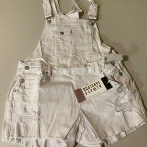 Women's White Denim Shorts